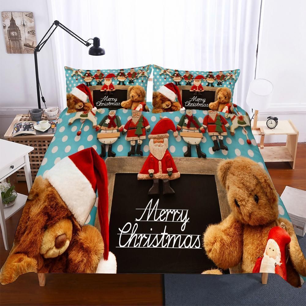 Christmas Teddy Dog Household Bedding Set
