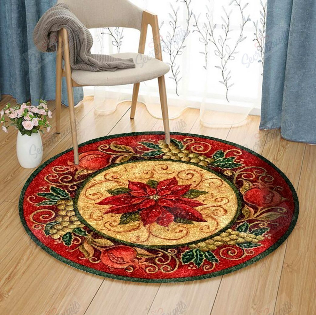 Christmas Round Carpet