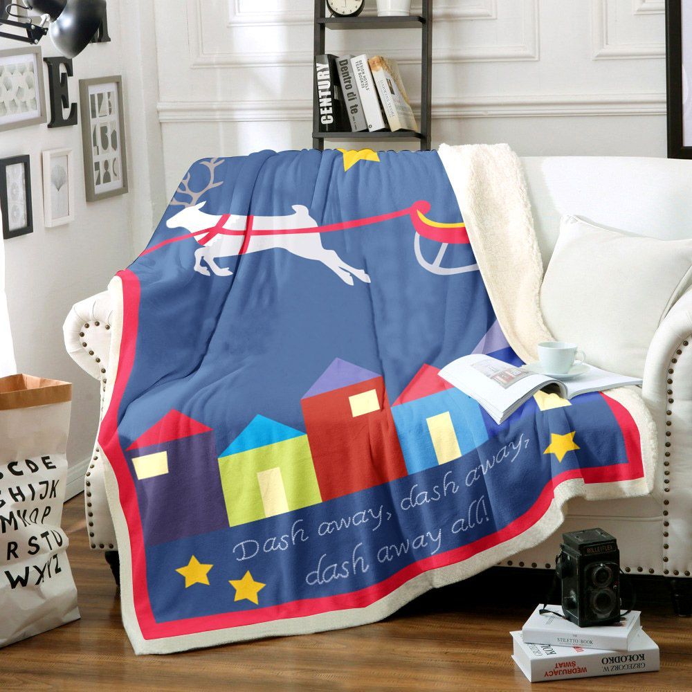 Christmas Sherpa Fleece Blanket