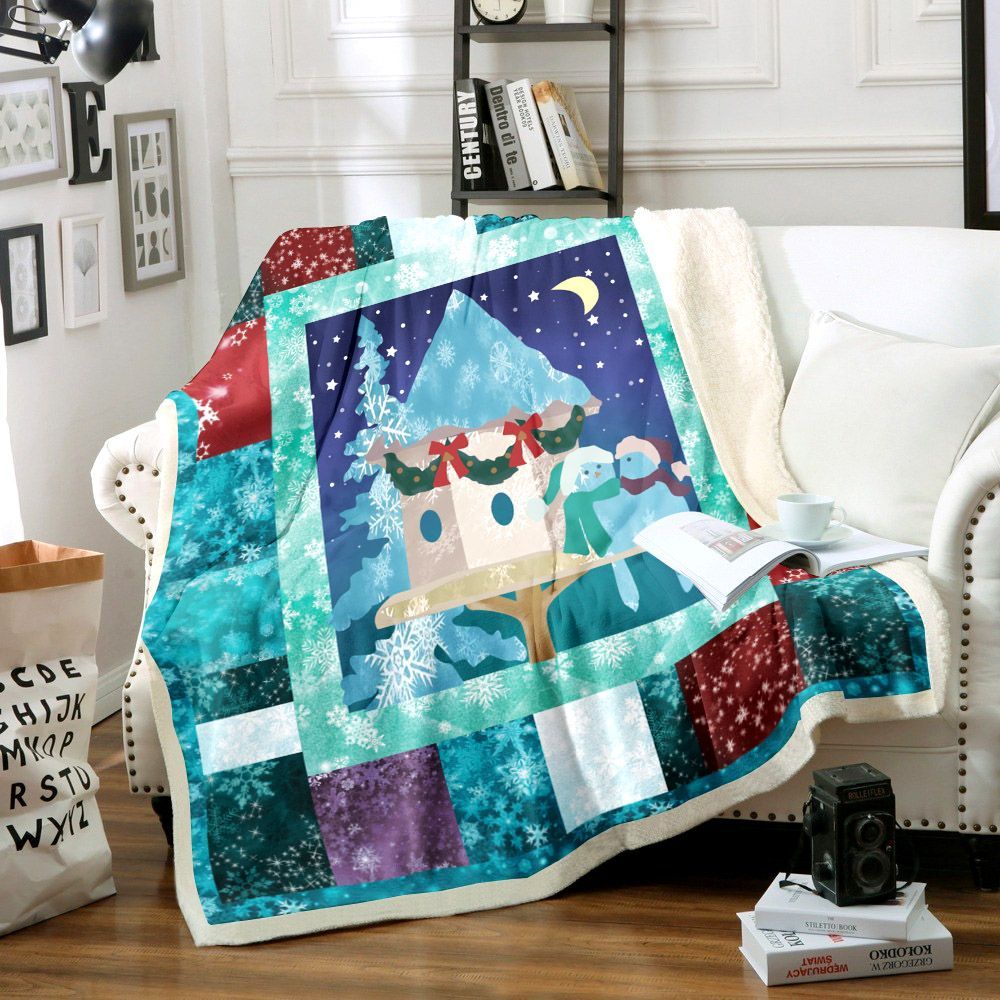 Christmas Sherpa Fleece Blanket