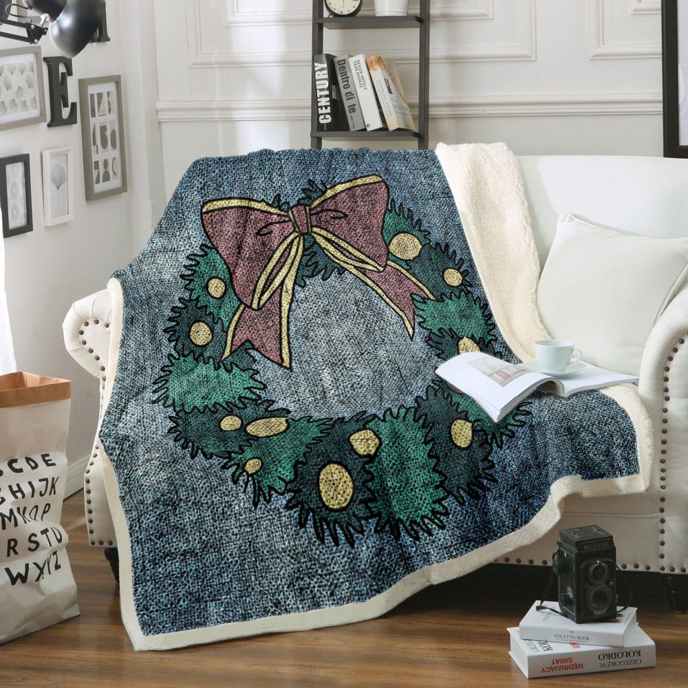 Christmas Sherpa Fleece Blanket
