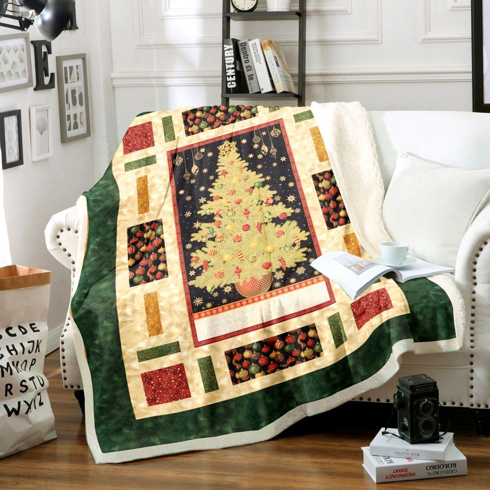 Christmas Sherpa Fleece Blanket