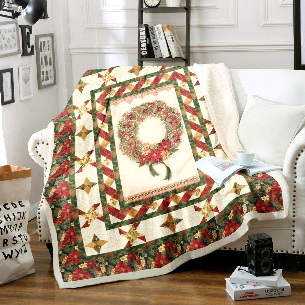 Christmas Sherpa Fleece Blanket