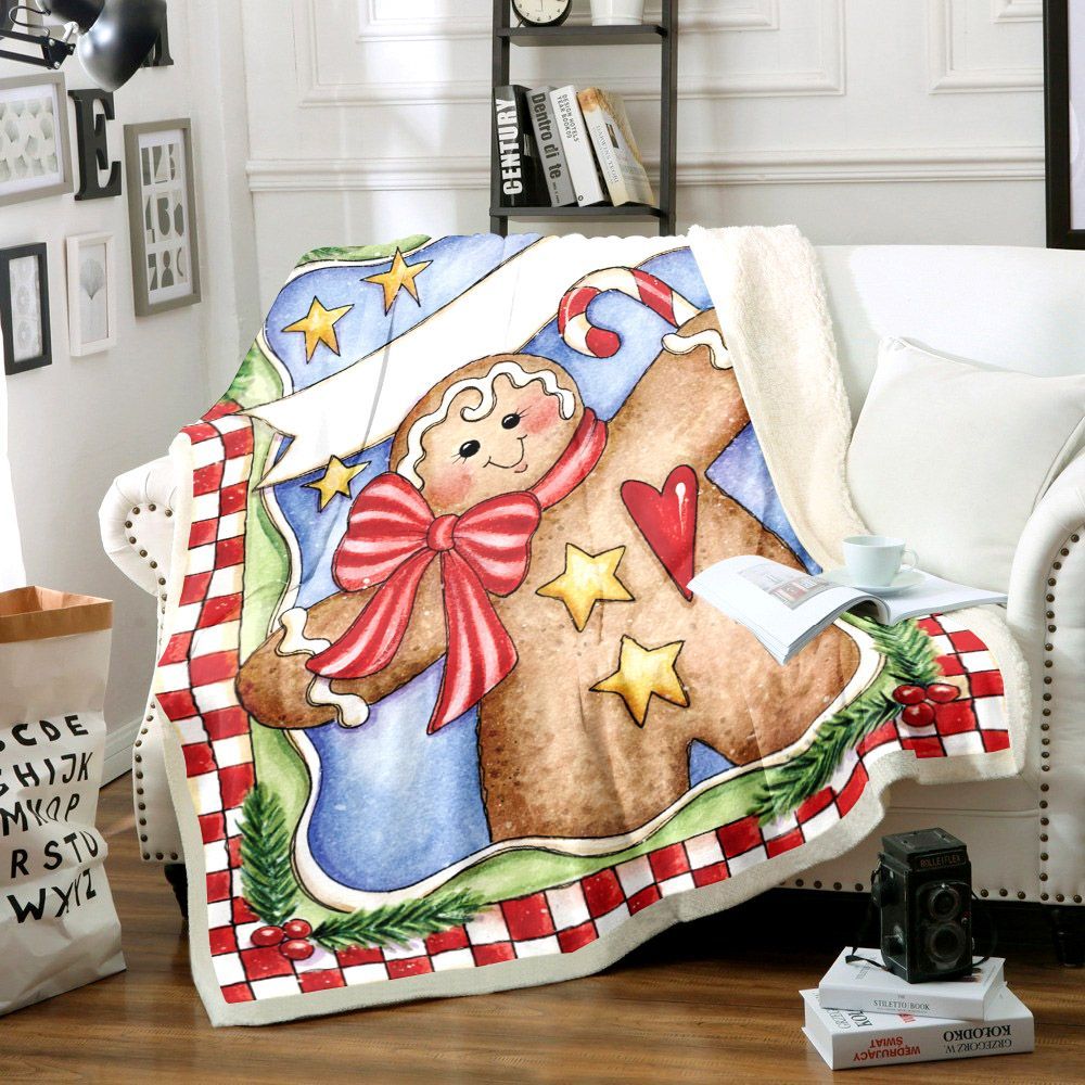 Christmas Sherpa Fleece Blanket