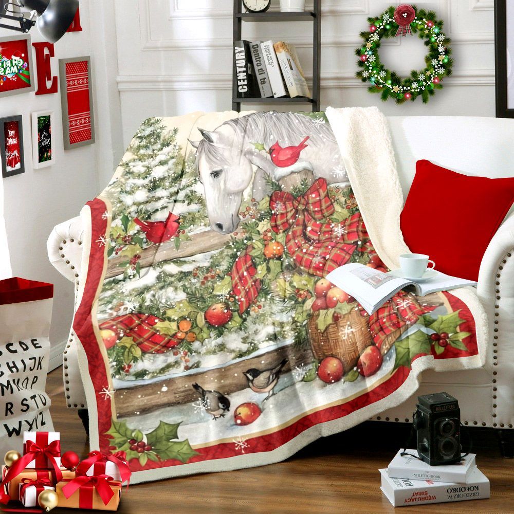 Christmas Sherpa Fleece Blanket