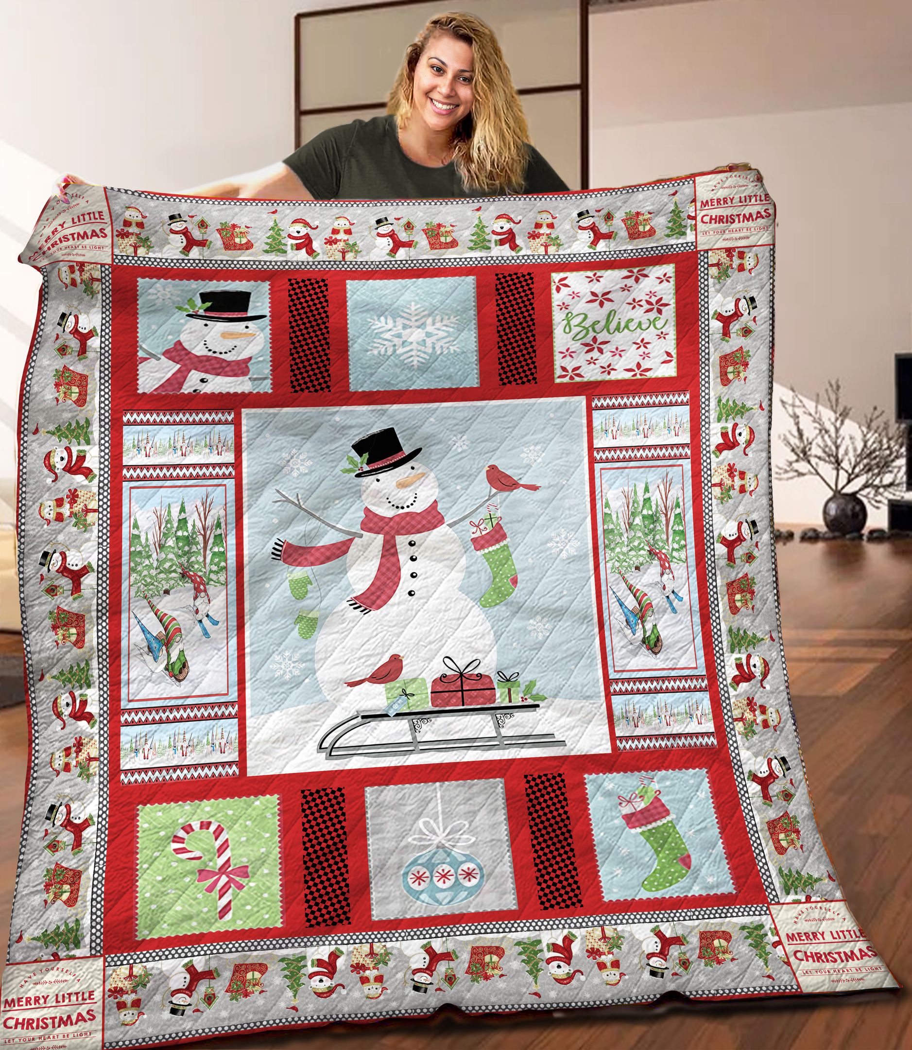 Christmas TNT101102NH Quilt Blanket