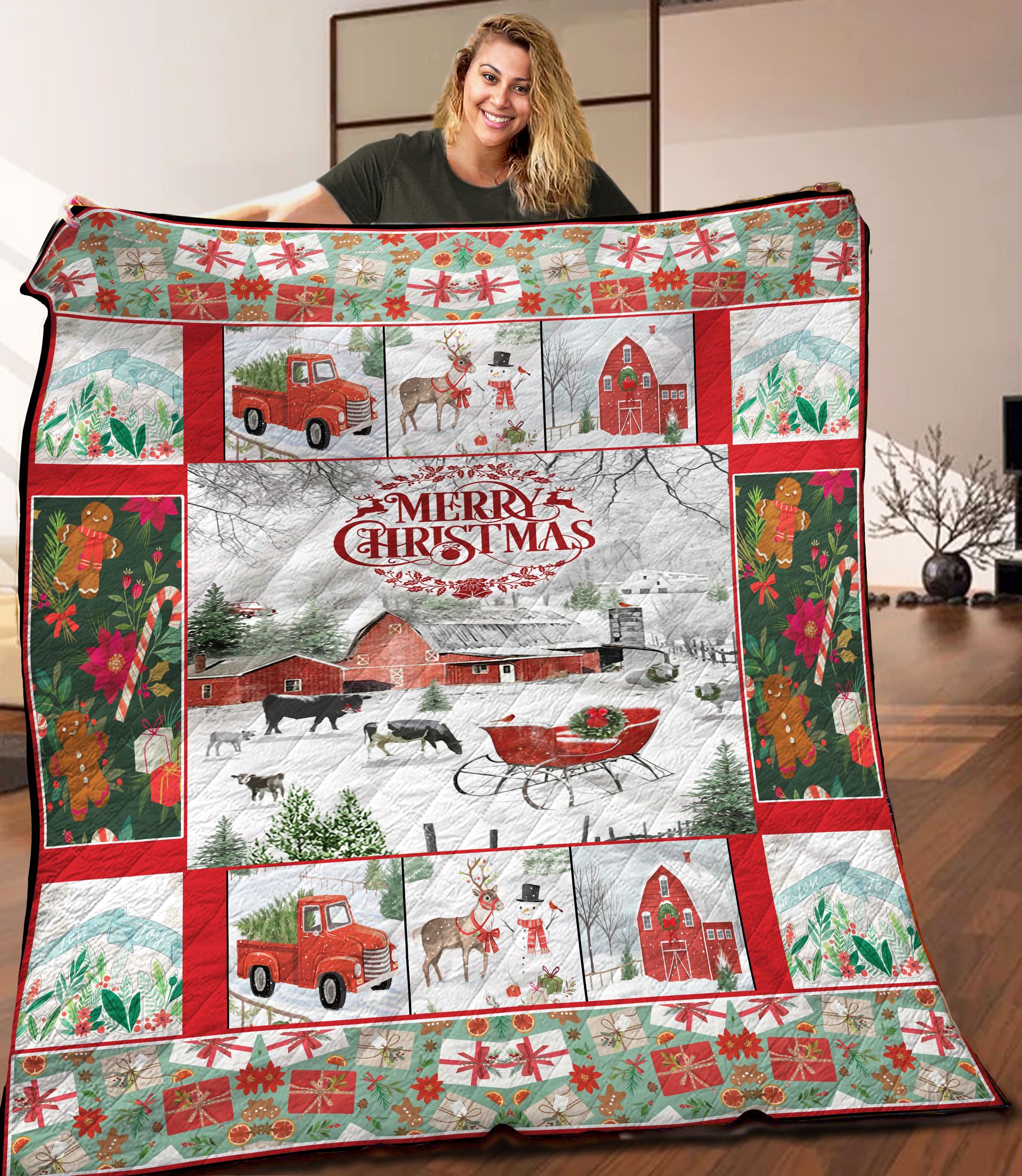 Christmas TNT101104NH Quilt Blanket