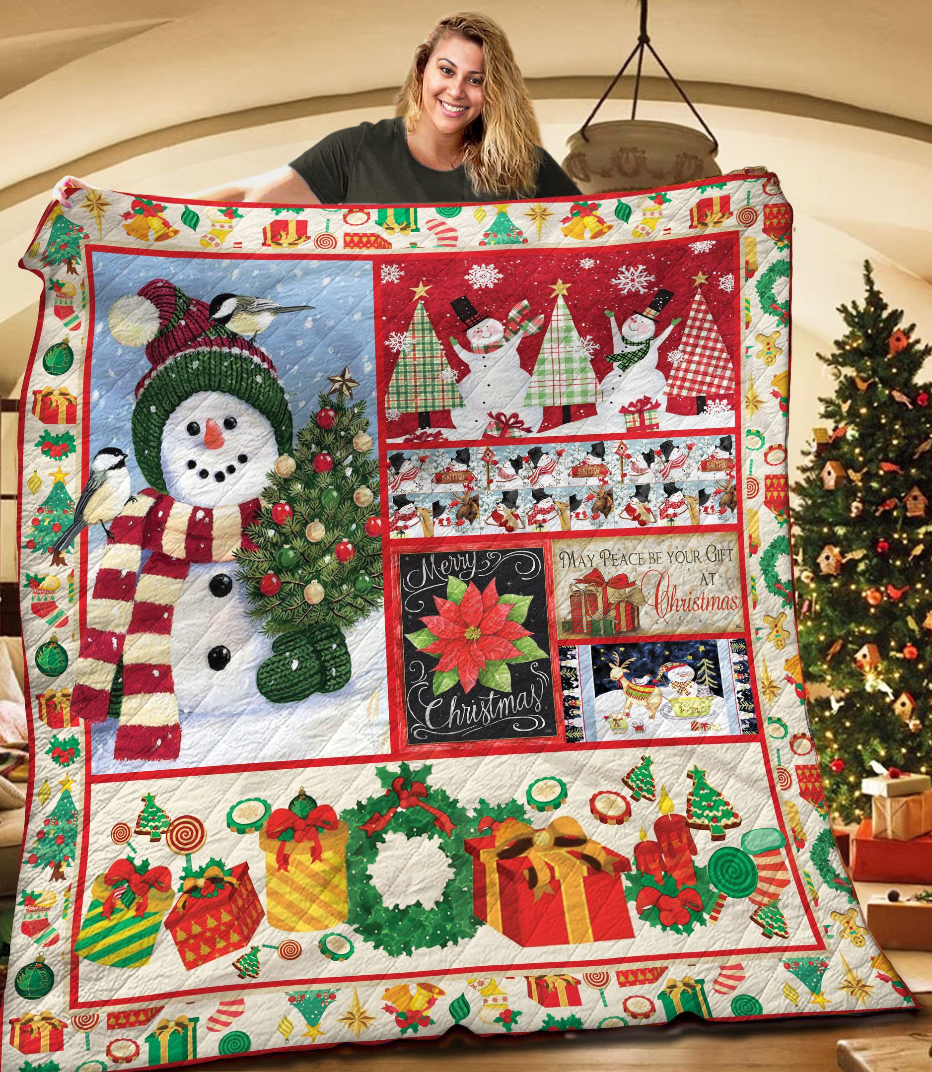 Christmas TNT121103NH Quilt Blanket