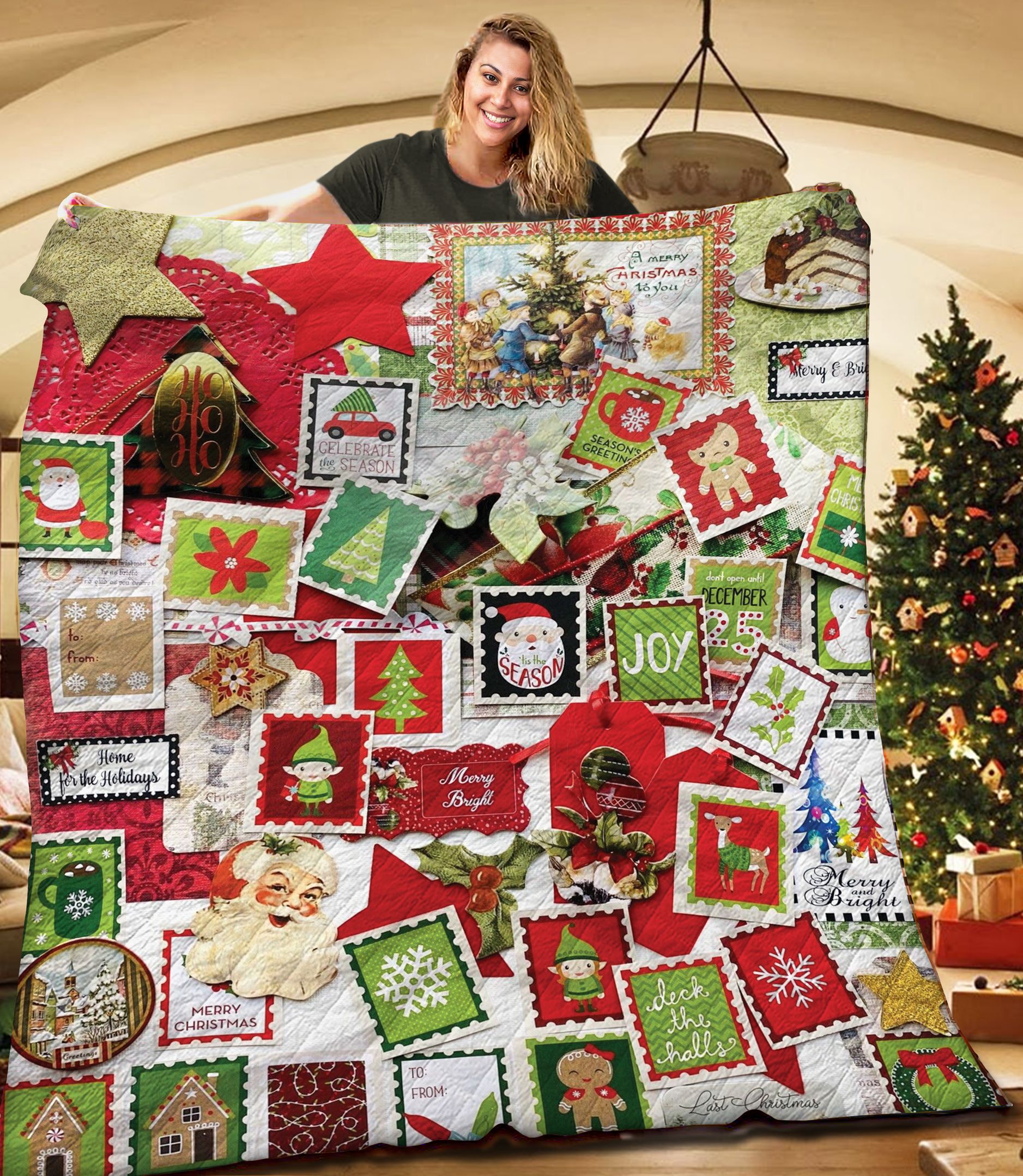 Christmas TNT171106NH Quilt Blanket