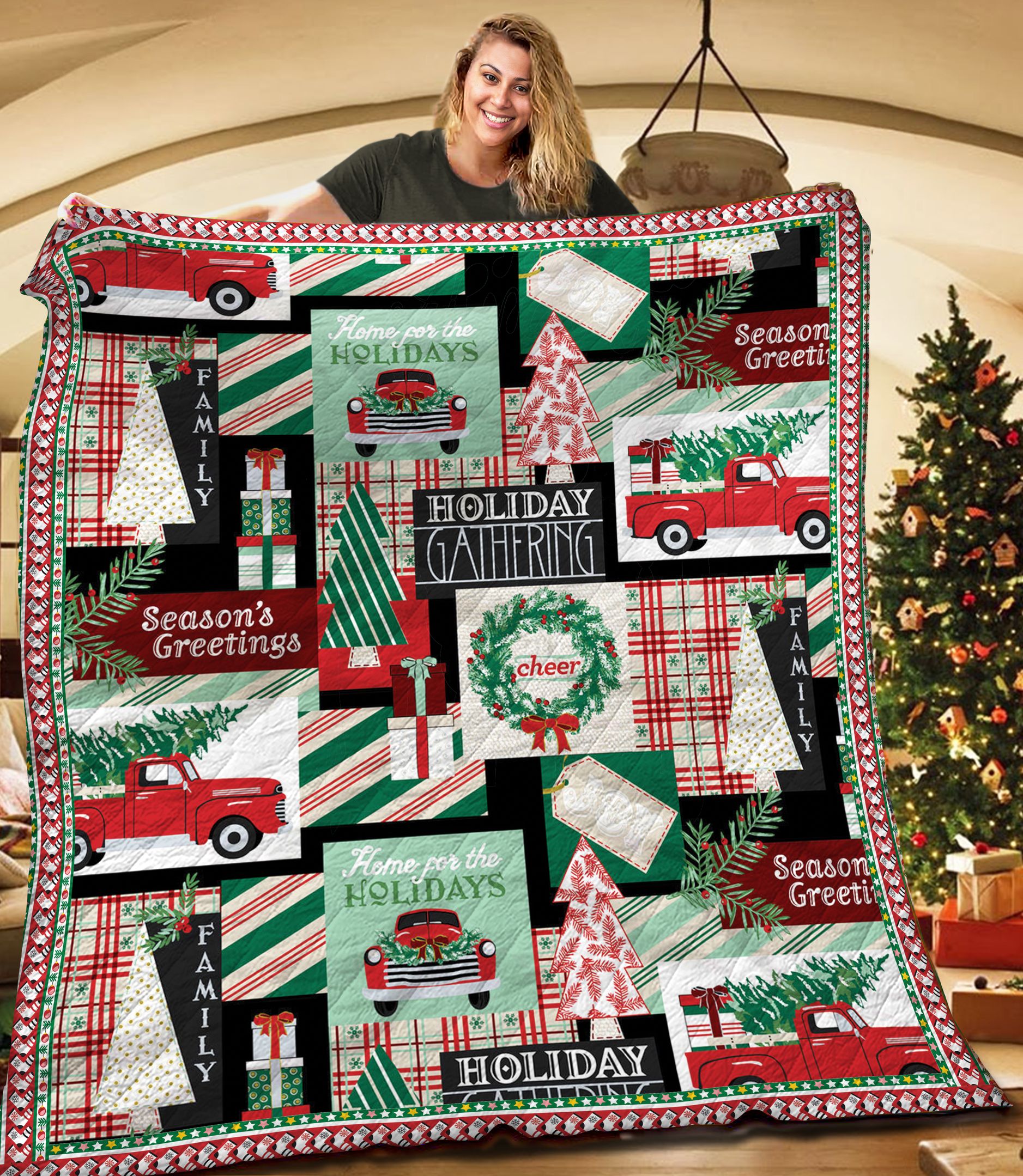 Christmas TNT171107NH Quilt Blanket