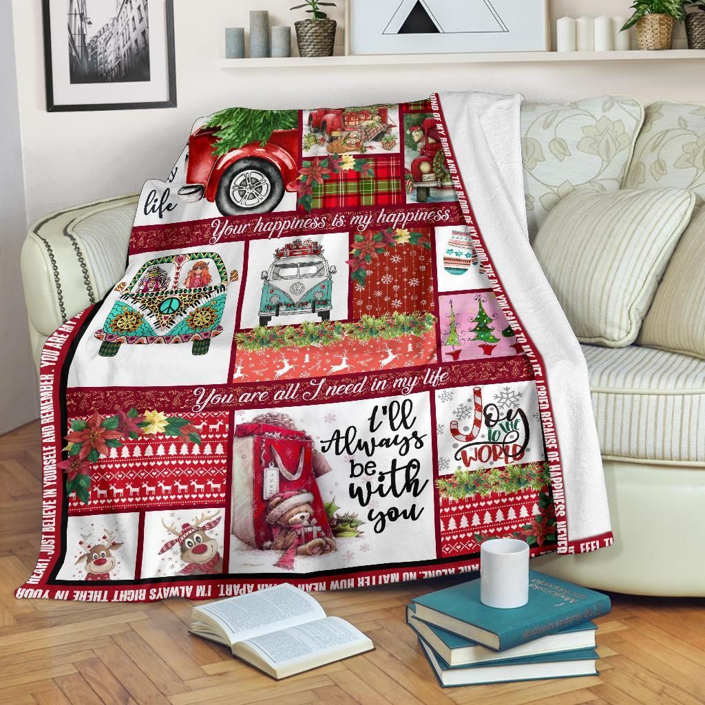 Christmas To My Granddaughter Sherpa Fleece Blanket