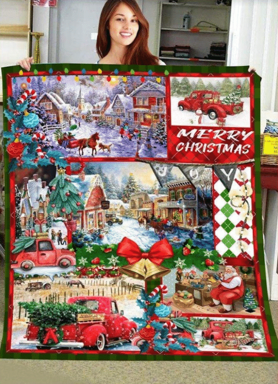 Christmas Town DPC101101 Quilt Blanket