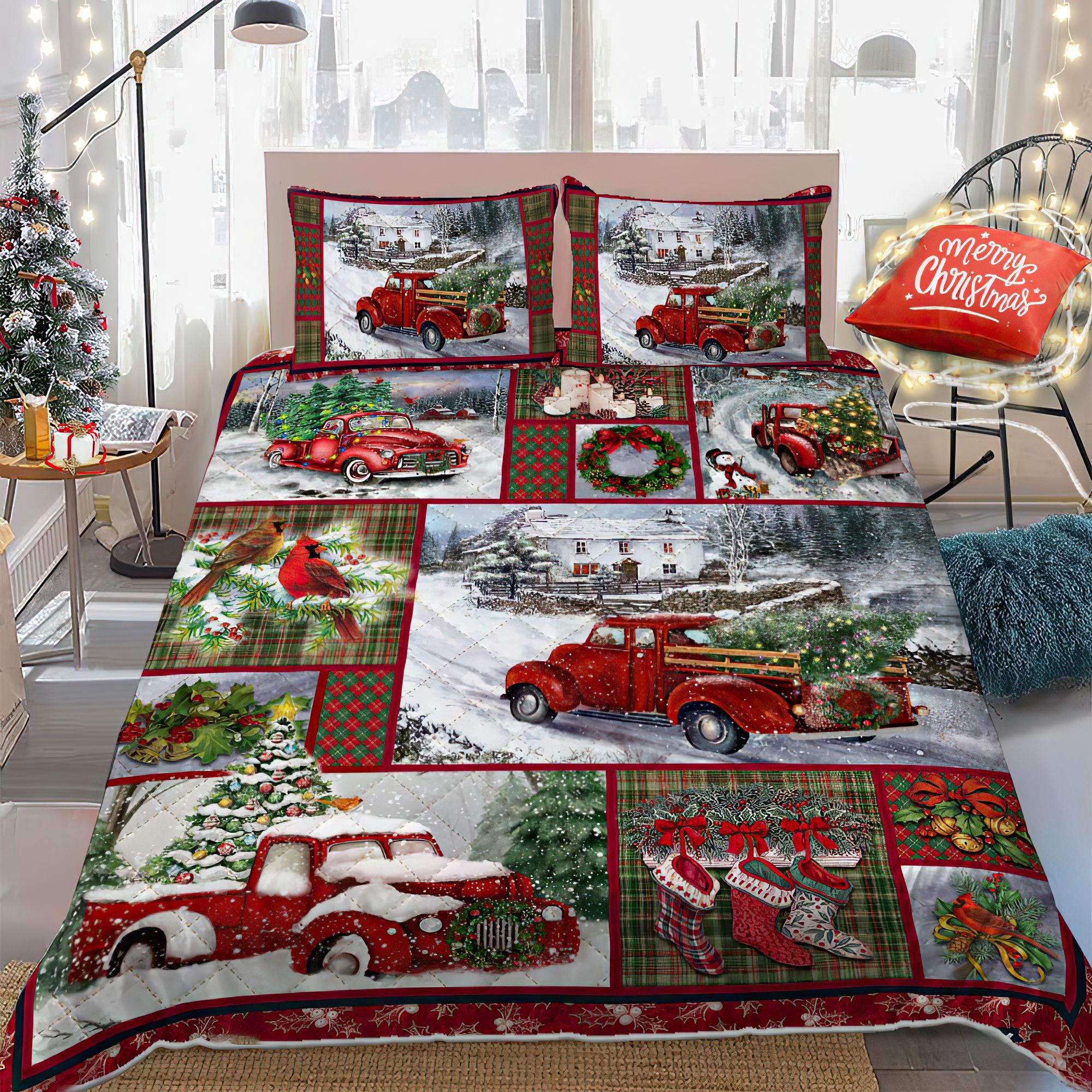Christmas Town Bedding Set