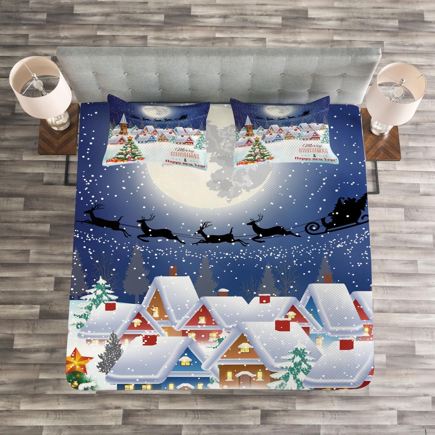 Christmas Town Bedding Set