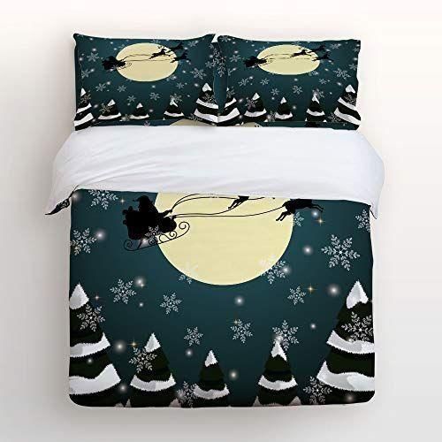 Christmas Tree And Deer Bedding Set