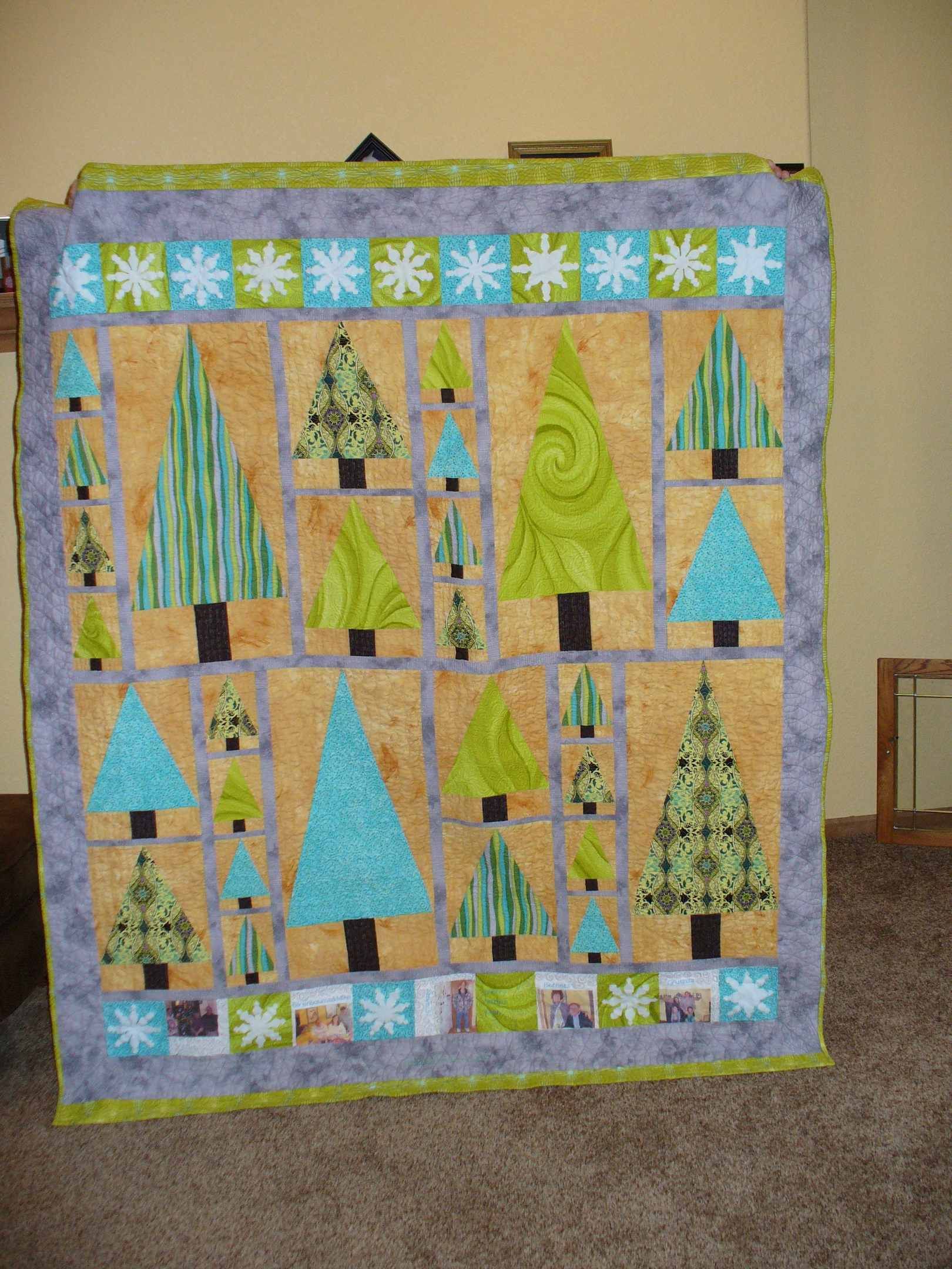Christmas Tree CLA1810161Q Quilt Blanket
