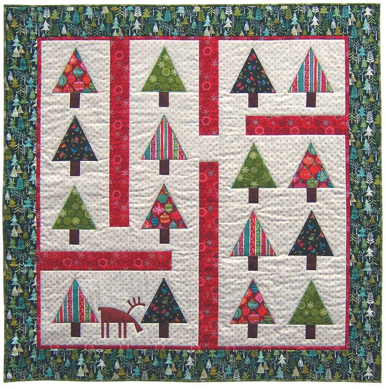 Christmas Tree CLA2110154Q Quilt Blanket