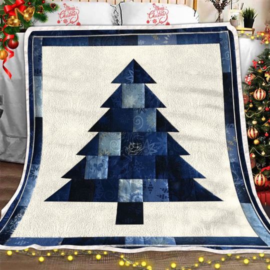 Christmas Tree Fleece Blanket