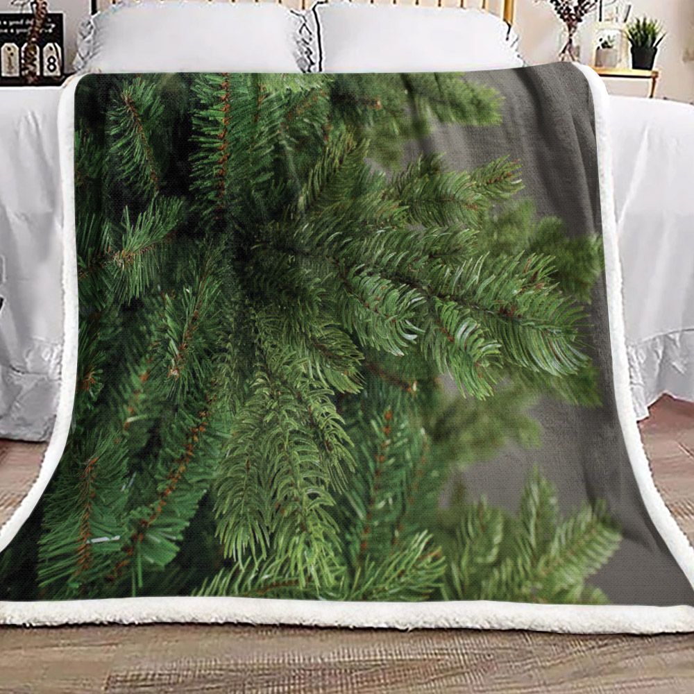 Christmas Tree Sherpa Fleece Blanket