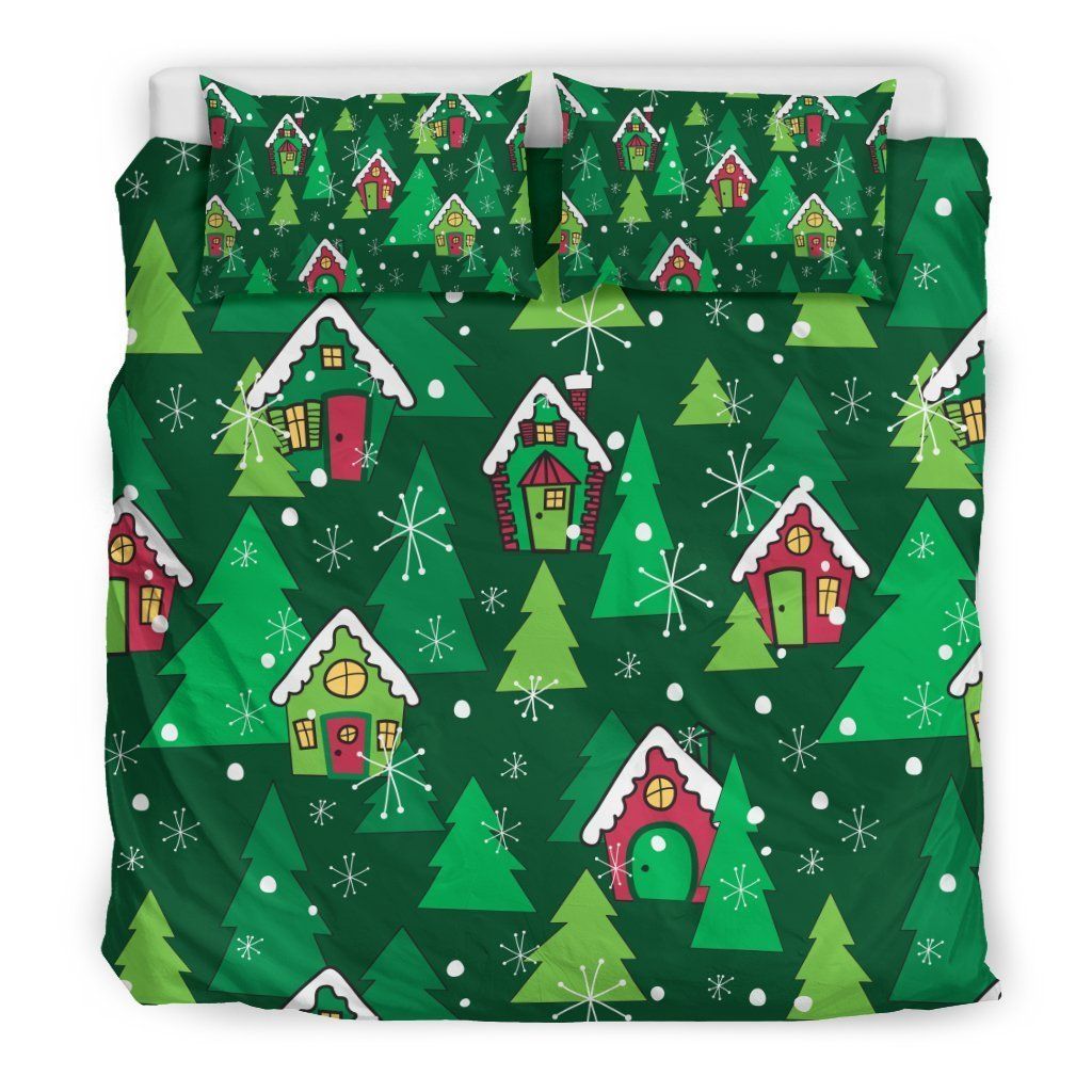 Christmas Tree Pattern Cool Design Comfortable Bedding Set