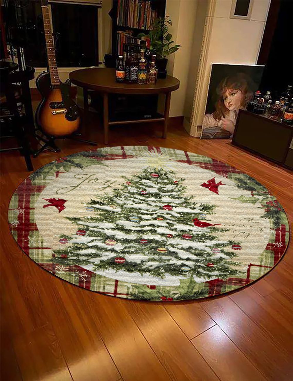 Christmas Tree Round Carpet
