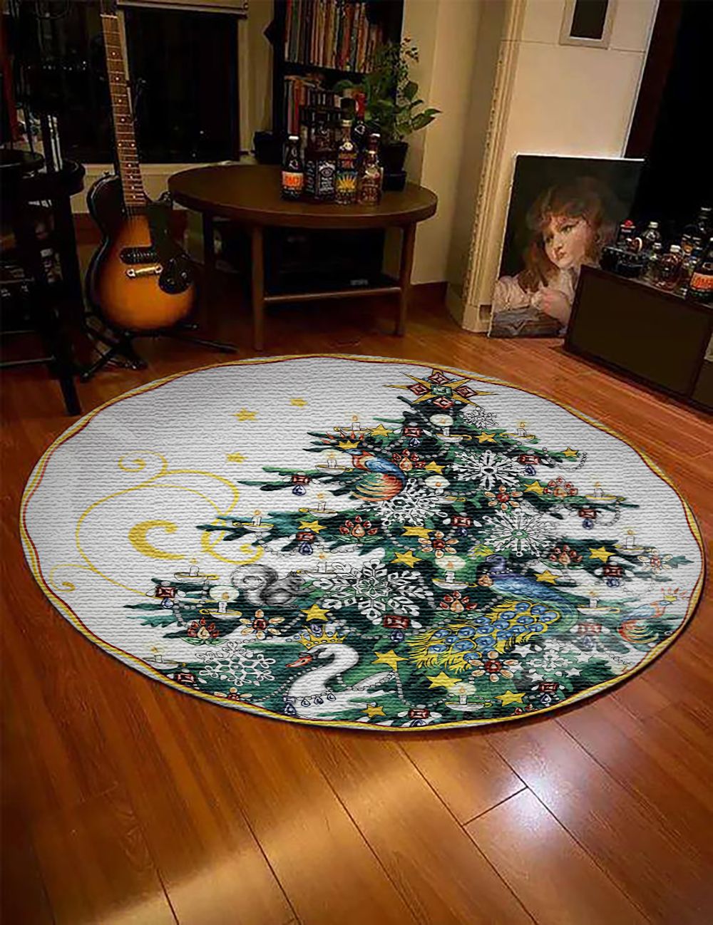 Christmas Tree Round Carpet