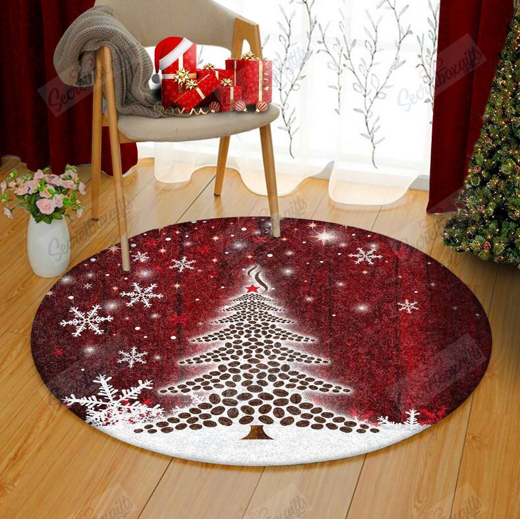 Christmas Tree Round Carpet