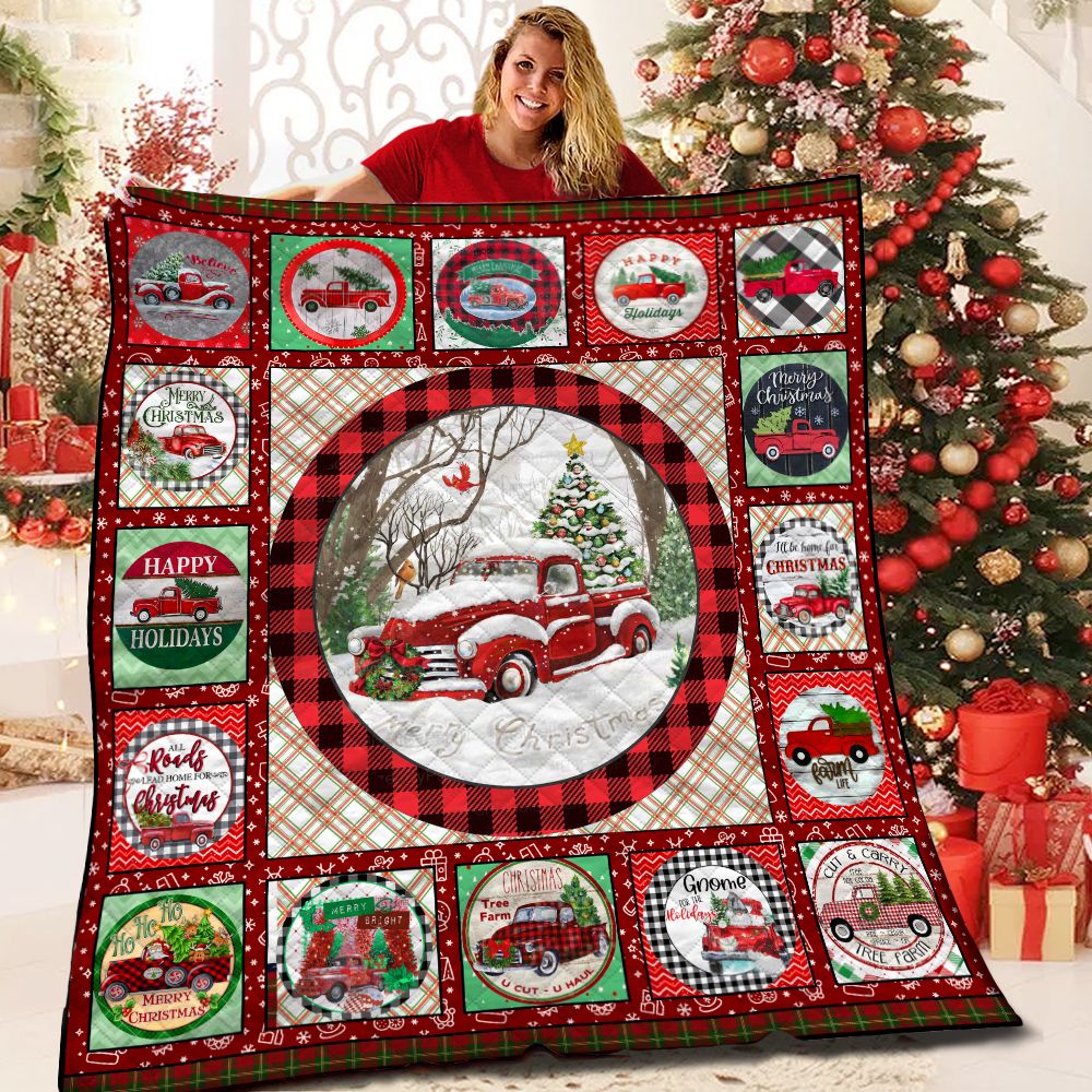 Christmas Truck BBB101135HT Quilt Blanket
