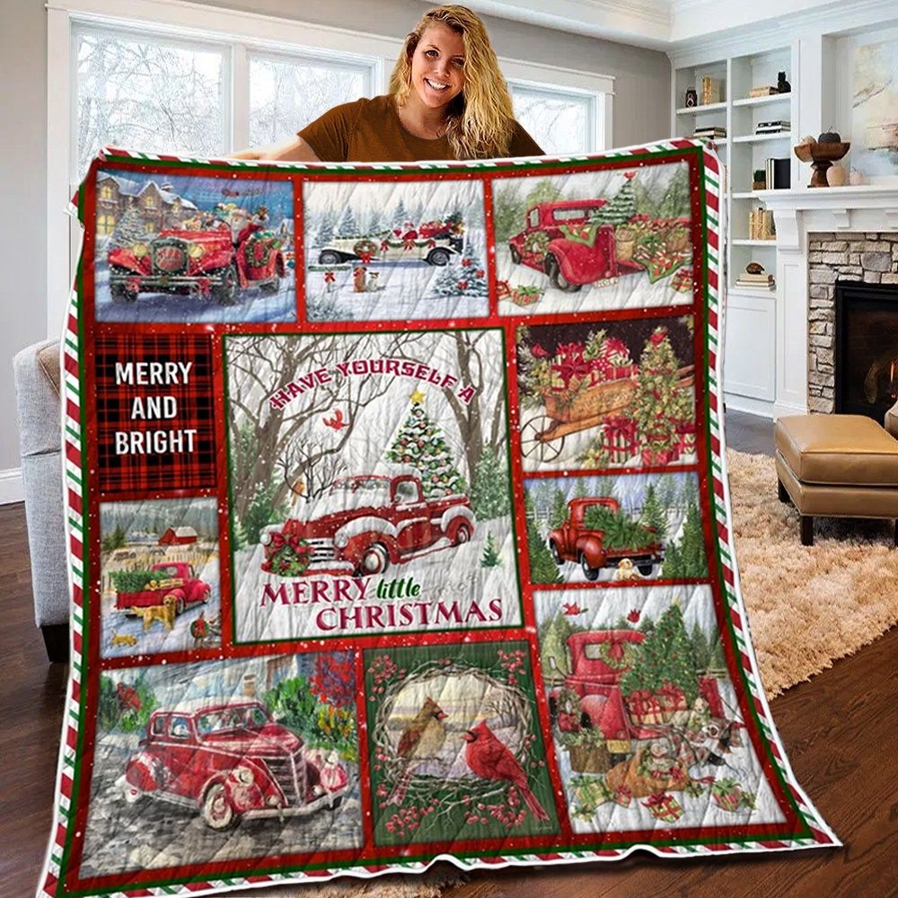 Christmas Trucker DPC221004 Quilt Blanket