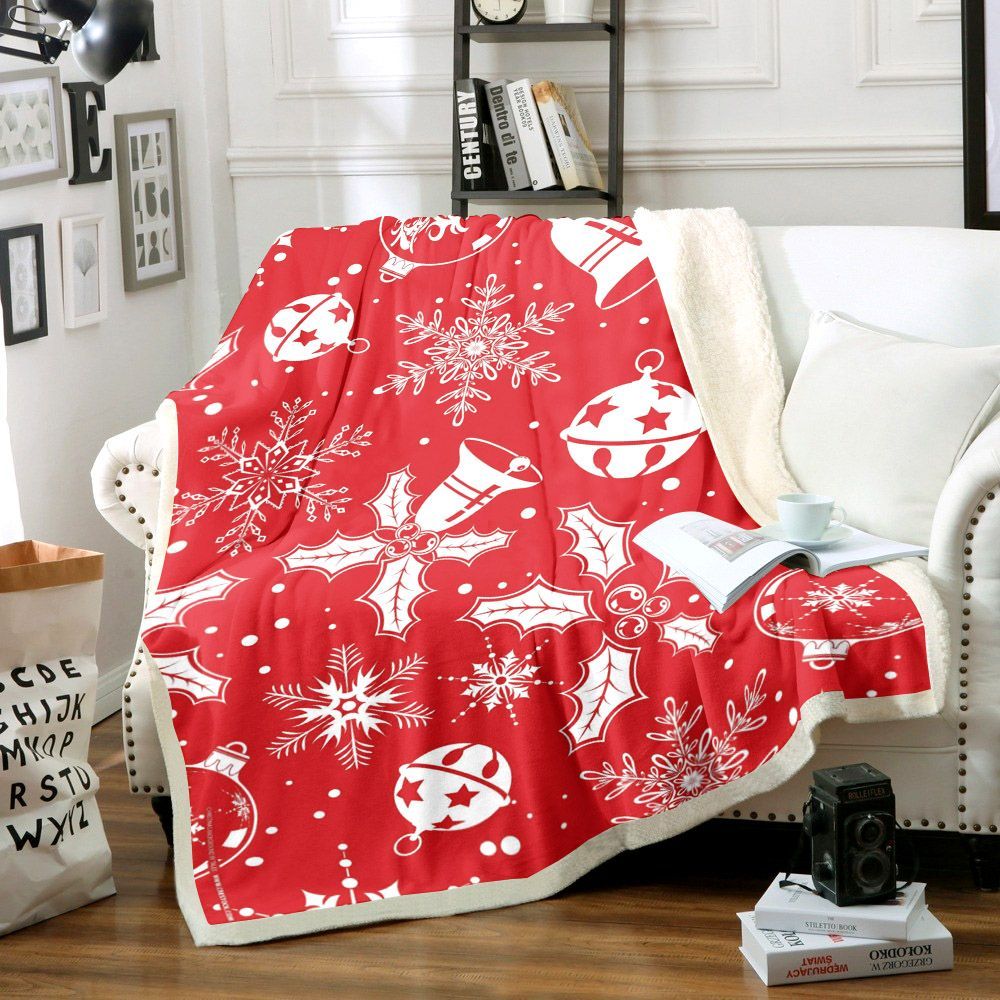 Christmas Sherpa Fleece Blanket