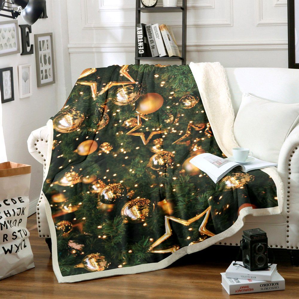 Christmas Sherpa Fleece Blanket
