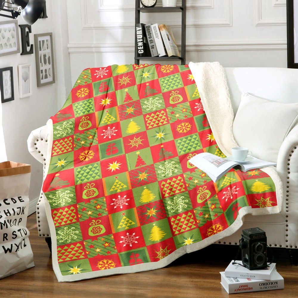 Christmas Sherpa Fleece Blanket