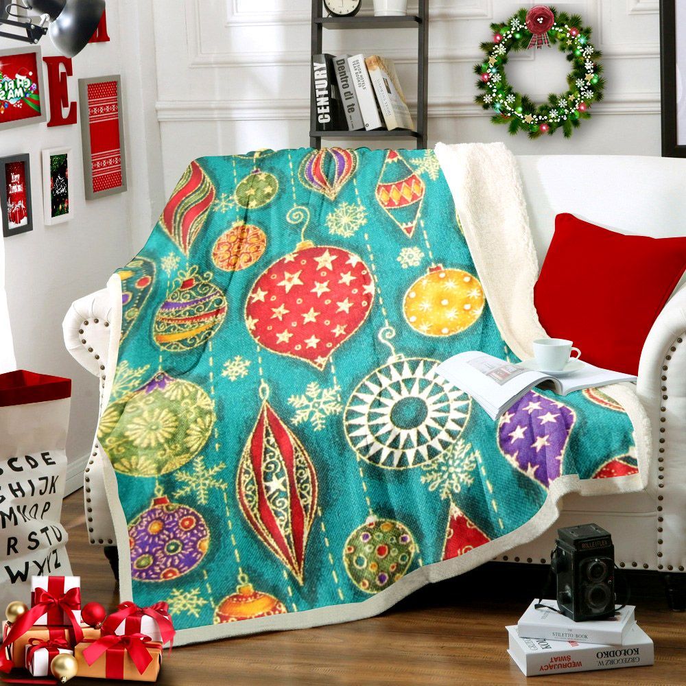 Christmas Sherpa Fleece Blanket