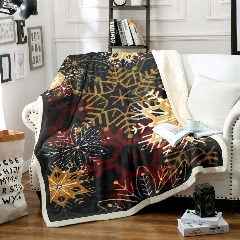 Christmas Sherpa Fleece Blanket