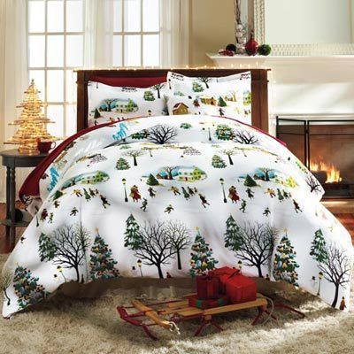 Christmas Village Bedding Set