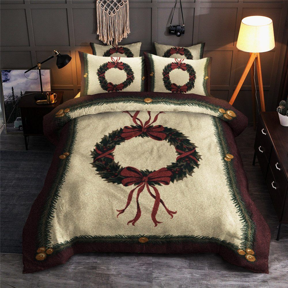Christmas Wreath Bedding Set