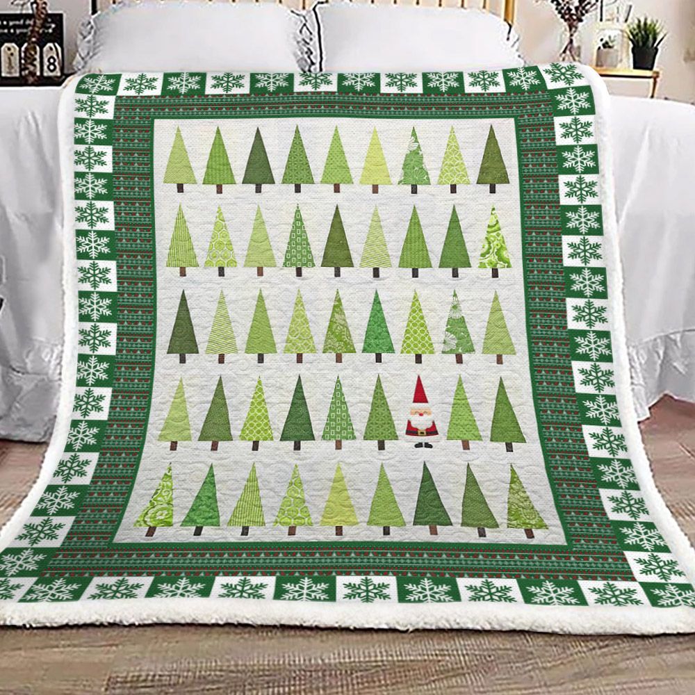 Christmas Sherpa Fleece Blanket