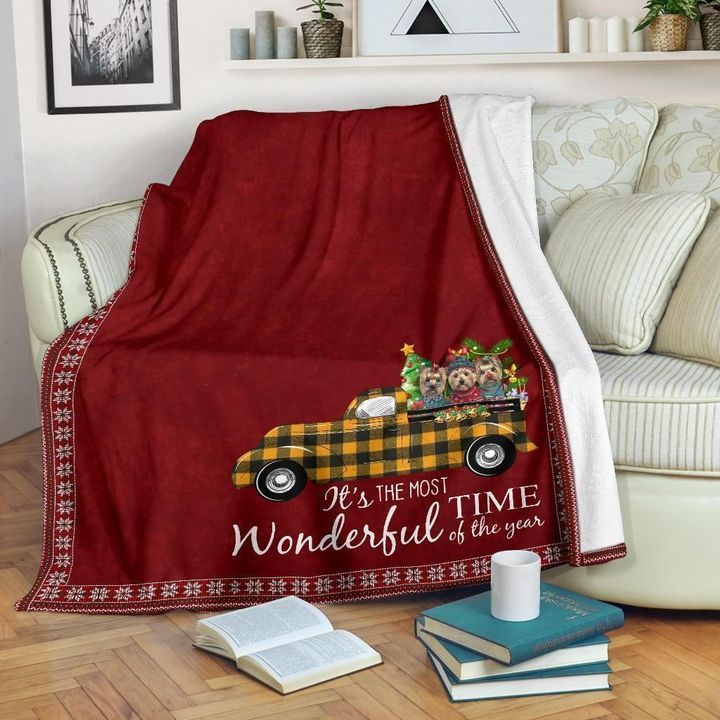 Christmas Yorkshire Fleece Blanket
