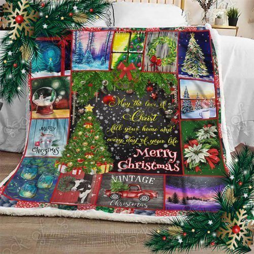 Christmas Sherpa Fleece Blanket