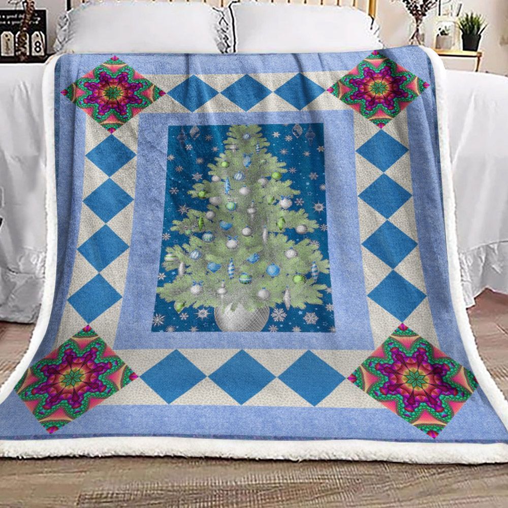 Christmas Sherpa Fleece Blanket