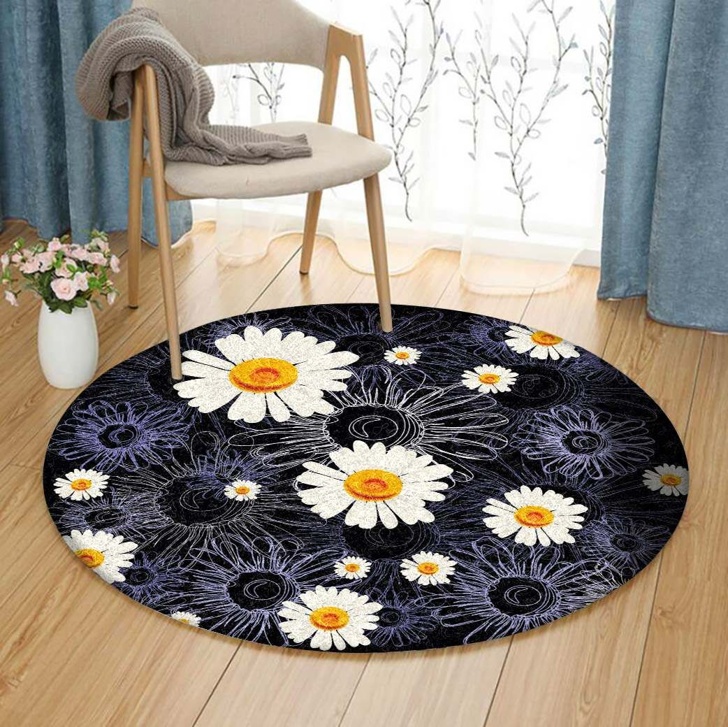 Chrysanthemum Round Carpet