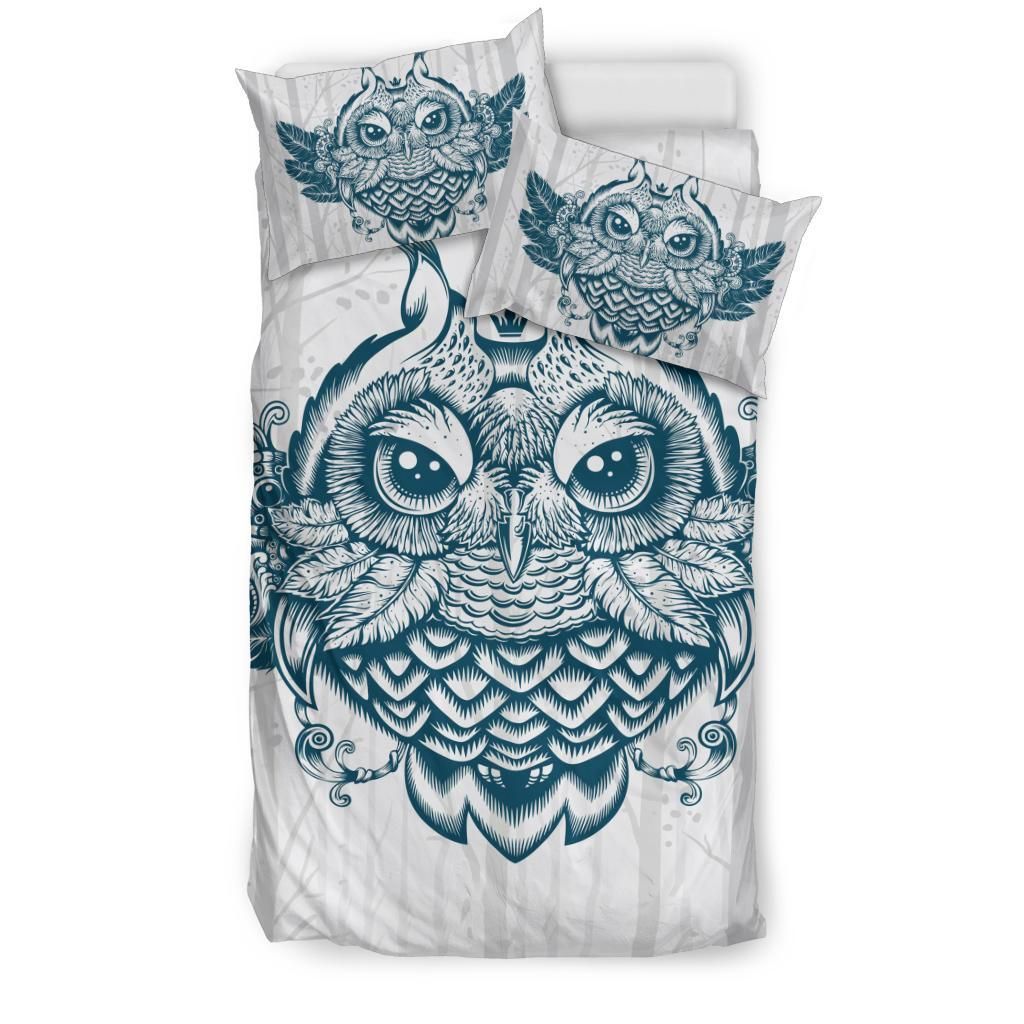 Chubby Owl A Night Life Bedding Set