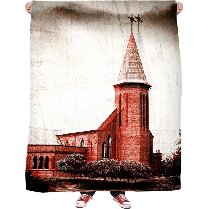 Church Sherpa Fleece Blanket