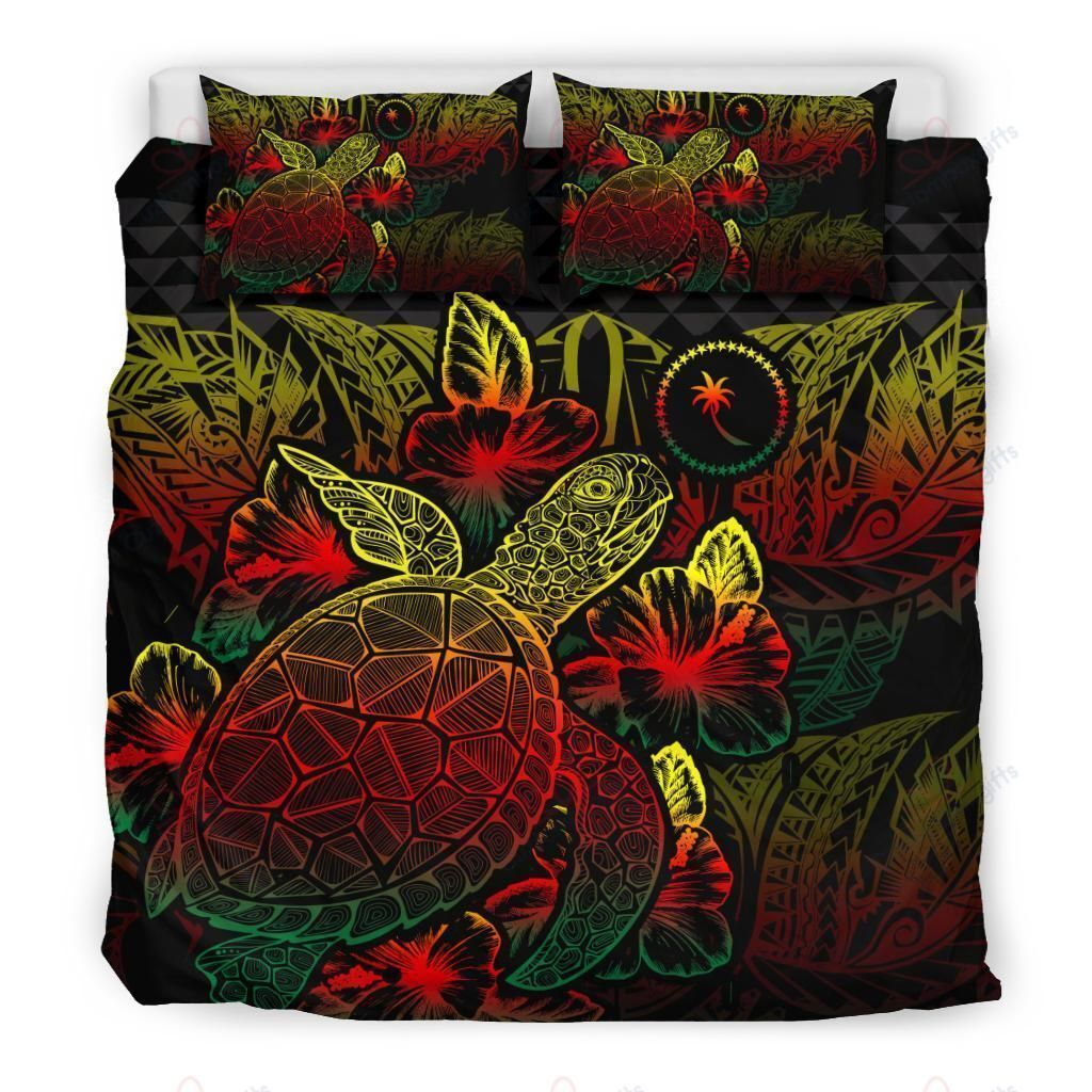 Chuukreggae Color Printed Bedding Set