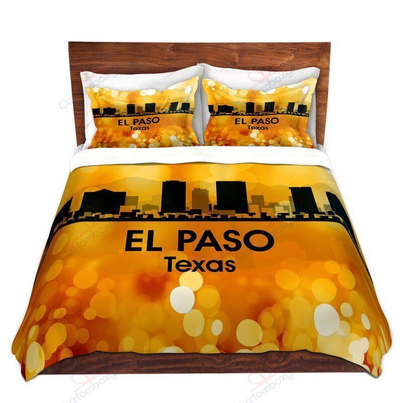 City Iii El Paso Texas Bedding Set