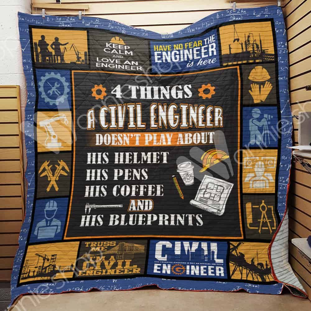 Civil Engineer Quilt Blanket DHC03021449TD