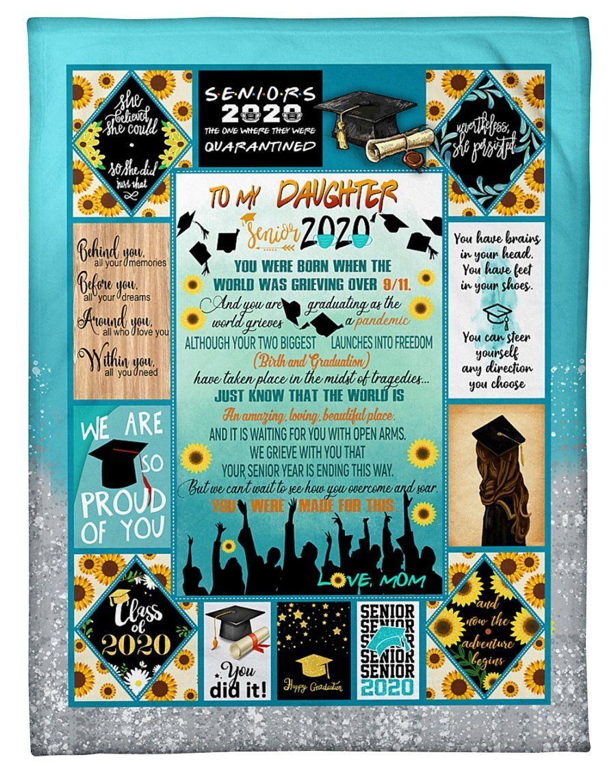 Class Of 2020 Pandemic Fleece Blanket To Daughter Fleece Blanket