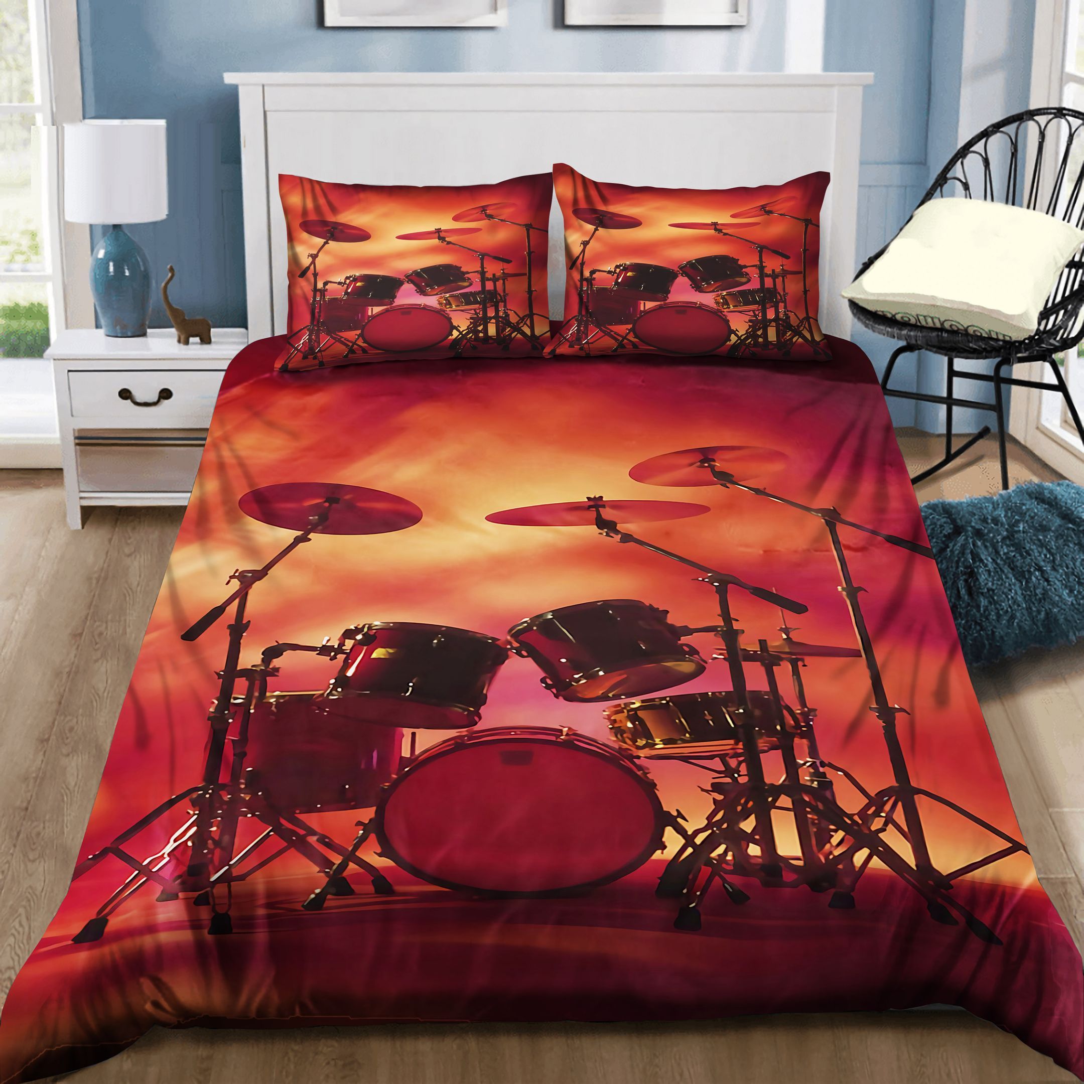 Classic Drum Set Bedding Set