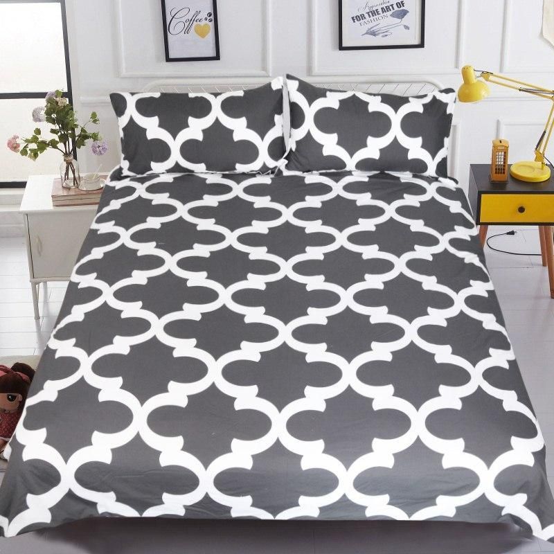 Classic Geometric Prints Bedding Set