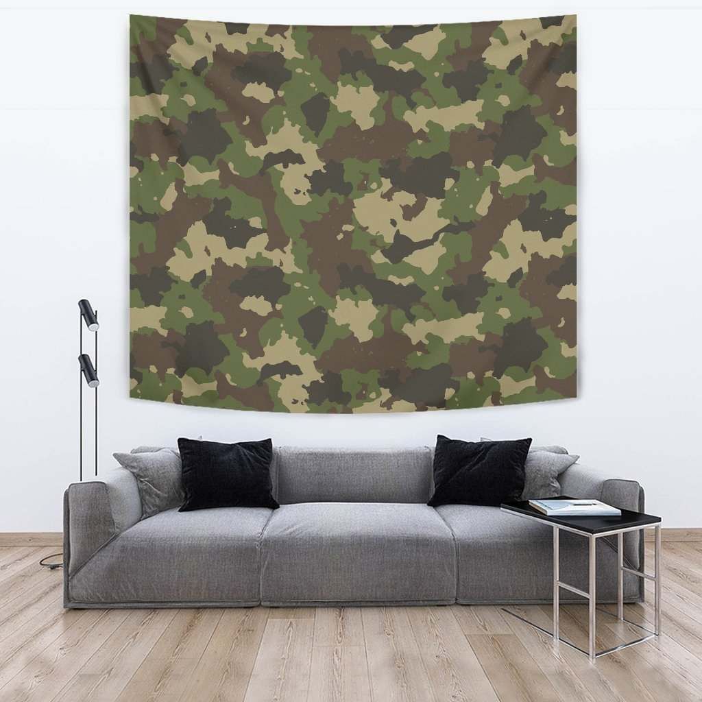 Classic Green Camouflage CL17100054MDT Tapestry